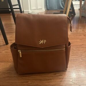 Freshly Picked Brown Leather Backpack